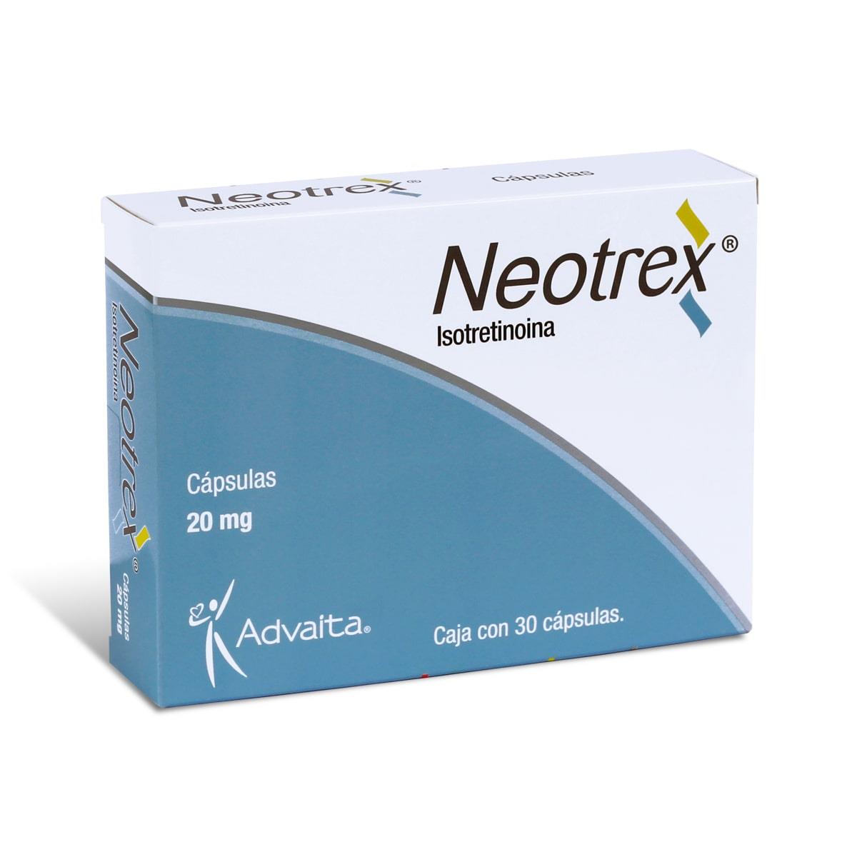 Pastillas Neotrex Isotretinoina
