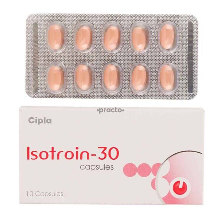 Isotretinoin capsulas
