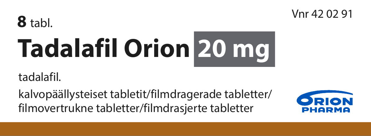 Tadalafil 20 Mg Orion