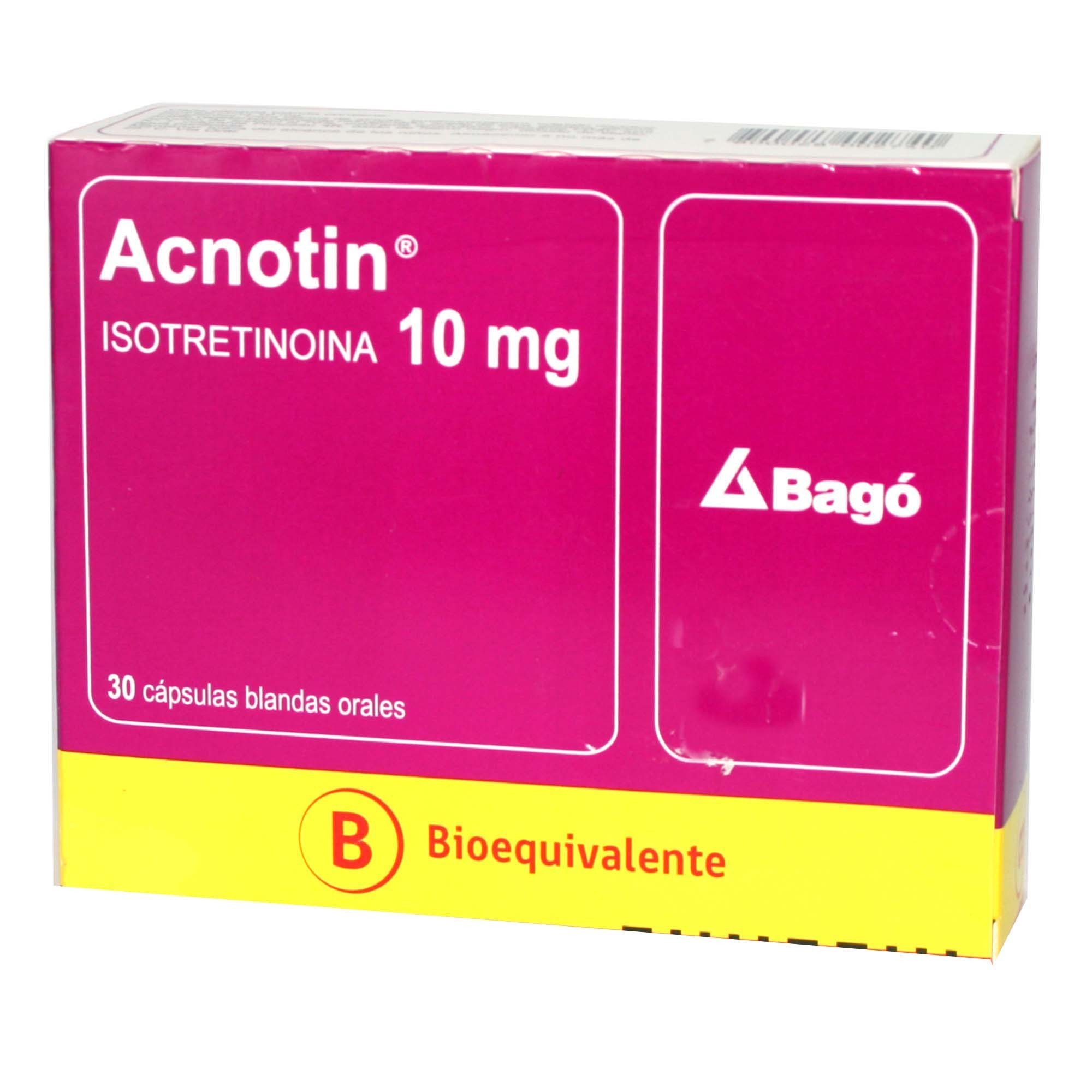 Isotretinoina Capsulas 10 Mg
