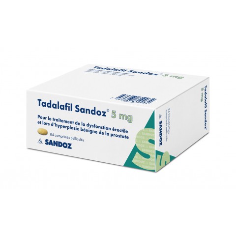 Teva tadalafil 5mg 84 comprimés